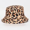 New leopard print fishing hat, casual sun protection cap, unique sun protection bucket hat, fashionable and versatile hat