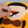 Diy Puzzle Felt Toy Non-Woven Fabric Early Childhood Education For Manual Cognitive Facial Expression Stickers Game Kids Gift