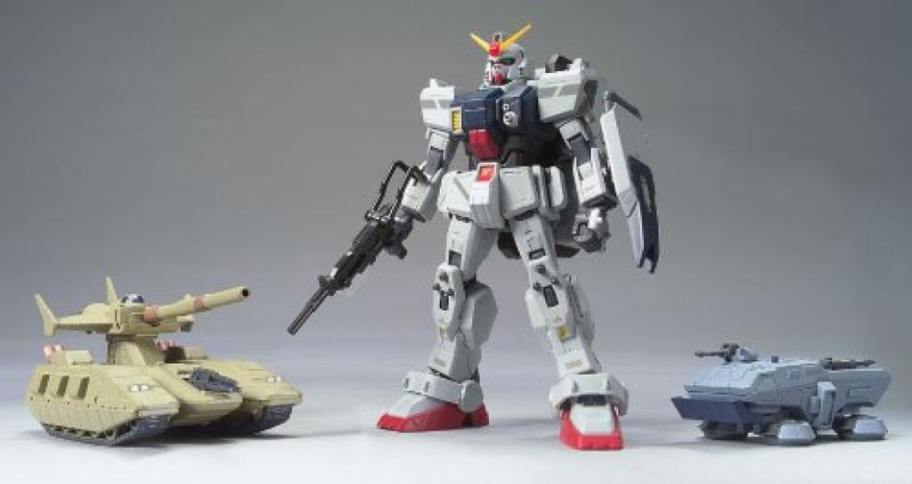 Federal Army MS Platoon Frontline Set Ground Type Gundam Hover Truck Magella Complete Suit Gundam 08th MS HCM-Pro G-BOX 1/200 (RX-79[G] + + Attack)