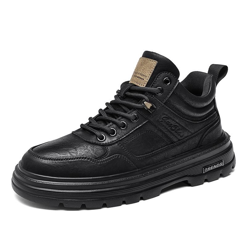 

Autumn and winter fashion Martin boots men s retro outdoor high-top shoes trendy platform tooling shoes 39