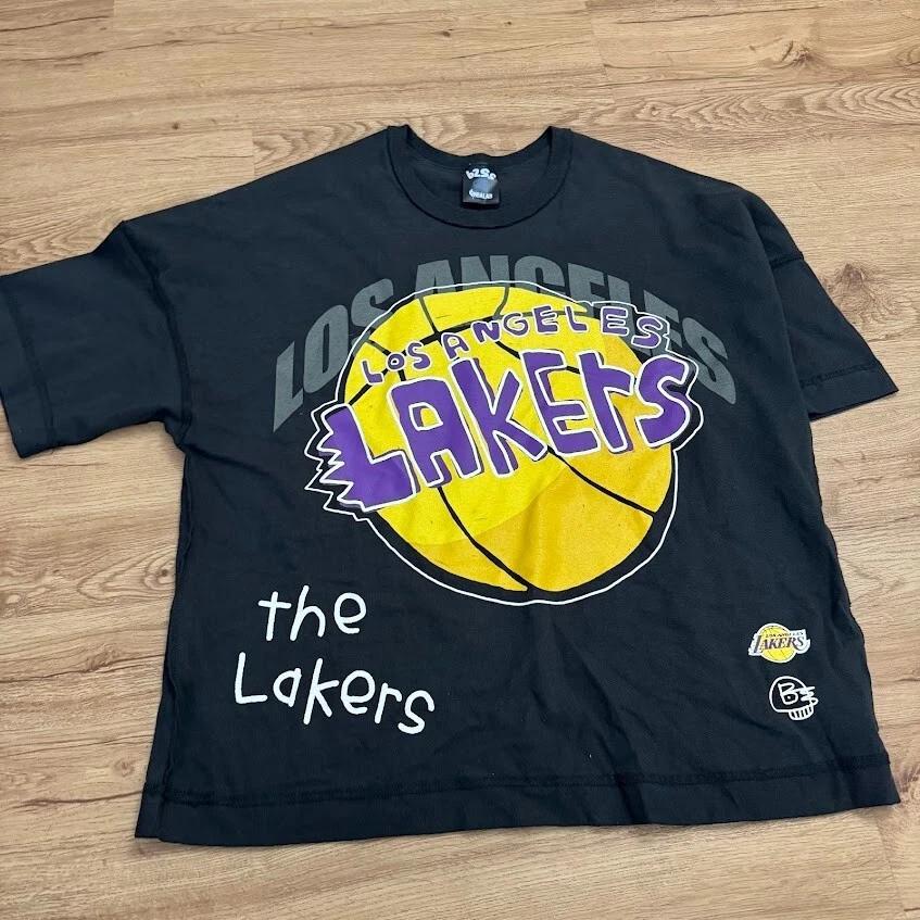 

NBALAB B2SS Los Angeles Lakers Black Shirt Men Sz M RARE Luka Lebron S