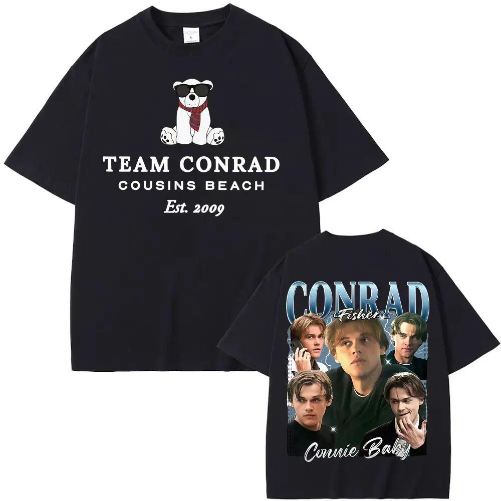 Conrad Fisher Movie Y2k Tee Shirt Team Conrad Cousins Beach Merch Tshirt Y2k Harajuku High Quality Oversized T Shirt Unisex