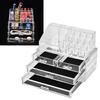 Transparenter Make-up Kosmetik Organizer Schmuck Aufbewahrungsbox Mehrschichtiger Koffer mit Schubladen