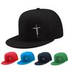 Faith Letter Cross Embroidery Hip-Hop Hats for Men Women Outdoor Adjustable Hardtop Breathable Sunscreen Sport Baseball Cap 1PC
