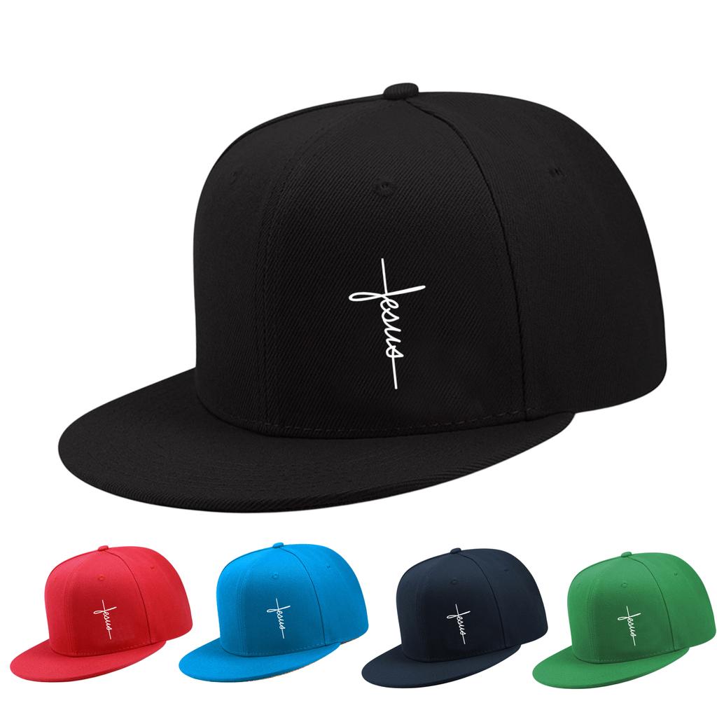 Faith Letter Cross Embroidery Hip-Hop Hats for Men Women Outdoor Adjustable Hardtop Breathable Sunscreen Sport Baseball Cap 1PC