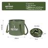 HODTOWN Portable Folding Camping Bucket
