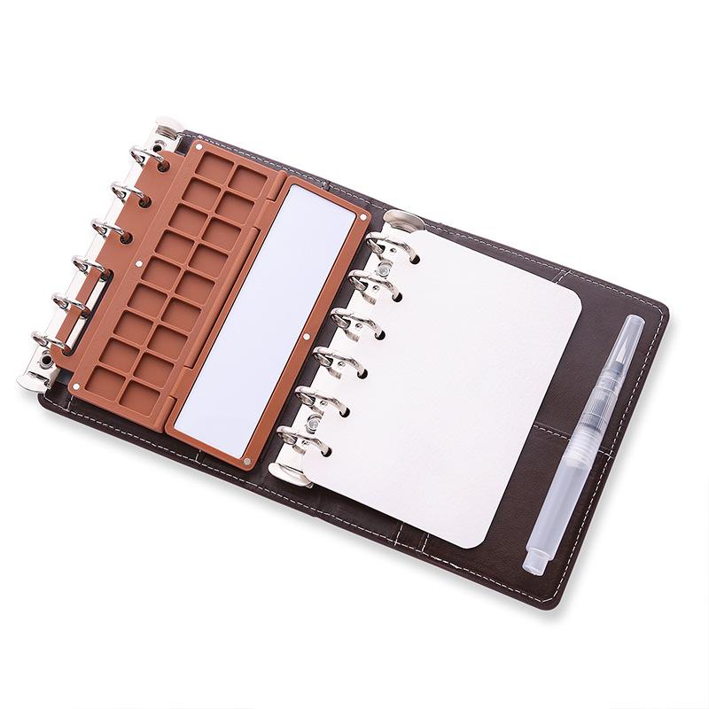 Ring-bound Travel Planner & Watercolor Sketchbook Set