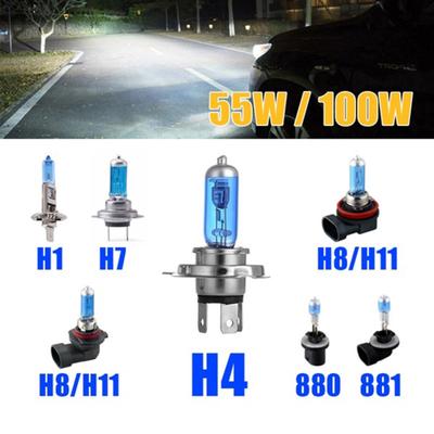 2Pcs 12V Super Driving Front Bright Car Halogen Headlight Light Bulb Fog Lamp
