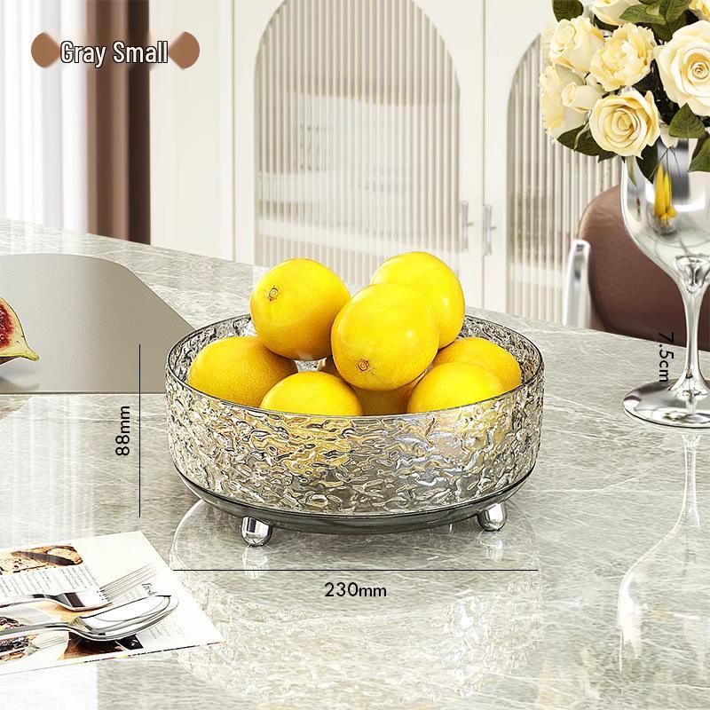 

Elegant Rotating Fruit and Snack Bowl for Living Room Table