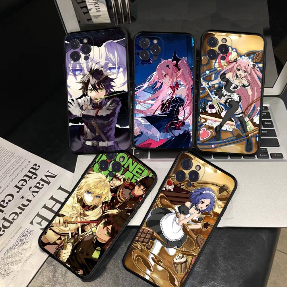 S-Seraph Of The End Phone Case For IPhone 16 15 8 7 6 6S Plus X SE XR XS 14 11 12 13 Mini Pro Max Mobile Case