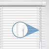White Fiberglass Blind Wand with Hook, Vertical Blinds Control Stick, Window Blind Rod Window Treatments Accessories