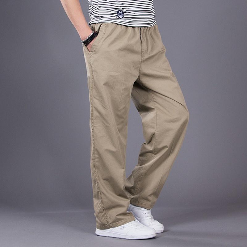 Ανδρικό Cotton Cargo al Pants Παντελόνι Long Loose Casual Outdoor