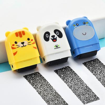 Gizlilik Mühür Silindiri Yaratıcı Desen Kompakt Boyut Bıçaklı Su Geçirmez Geniş Uygulama Mini Express Kişisel Bilgiler Gizlilik Mühür Silindiri