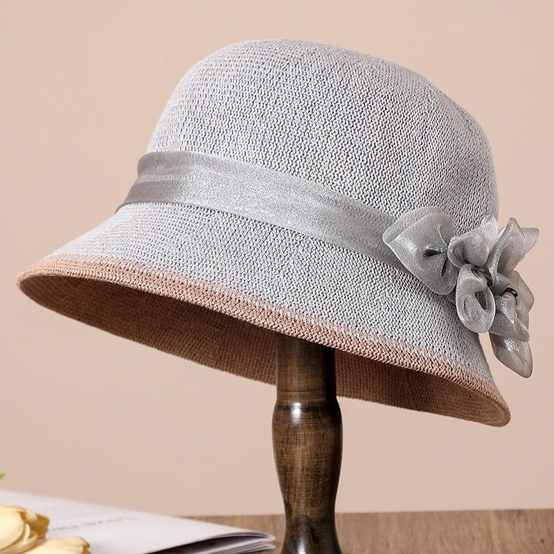 Middle aged mother basin hat fisherman hat children fashion versatile grandma sunshade sun hat spring autumn summer top hat