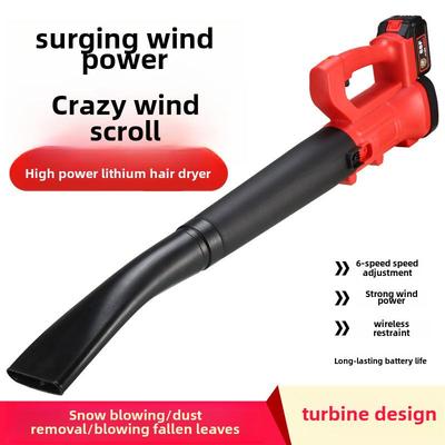 Storm Gun High-Power Electric Blower: Hair Dryer, Leaf, Snow & Dust Blower with Lithium Battery