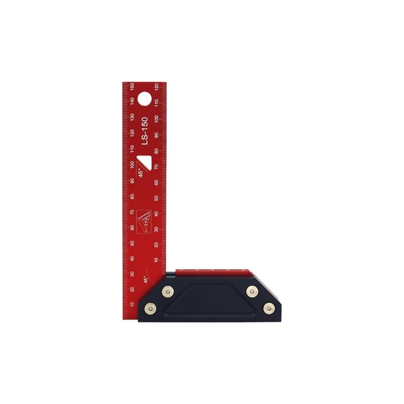 Heavy Duty Rust Resistant Aluminum Alloy L Square Measuring Tool for Accurate Woodworking and Construction Measurements