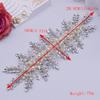 Floral Jewelry Rhinestone Headband Bridal Hair Accessories  Evening Dress Decoration