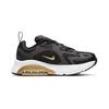 Nike Air Max 200 Mesh Air Cushion Abrasion Resistant Low Top Running Shoes Black Gold Children Aged 3 7 Years Old AT5628-003