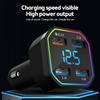 Araç Şarj Cihazı PD 20W QC3.0 Evrensel 4 Bağlantı Noktası Yepyeni