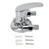 Shower Faucet  Cold And Hot Water Mixing Valve Wall Mounted Shower Mixer Taps High-Quality Universal Bathroom Faucet  Mixer