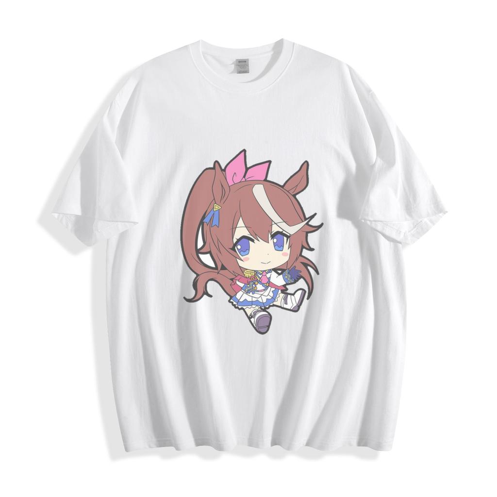 Umamusume Tokai Teio T-Shirt Mens Womens Tees Top - Regal Chibi Design Unisex Tee