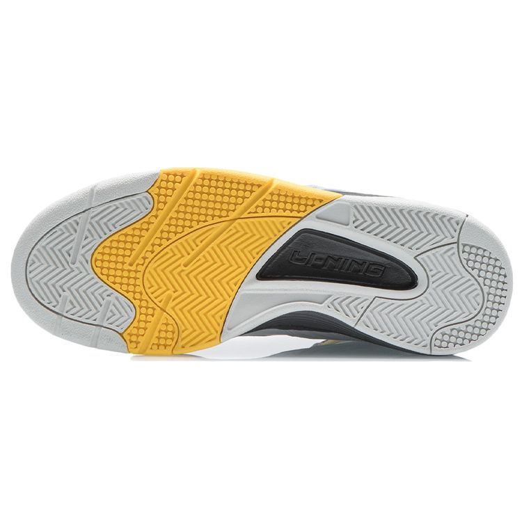 Li-Ning Breathable Comfortable Shock Absorbing Non-Slip Wear-Resistant Lightweight High-Top Basketball Shoes Men sneaker Gray AGBR081-3