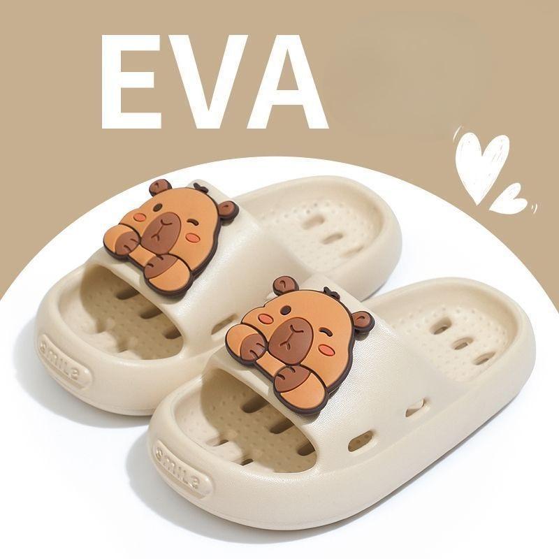 Girls Cartoon Boys Cute Anti-slip Indoor Soft-soled Shoes 24-25 хаки