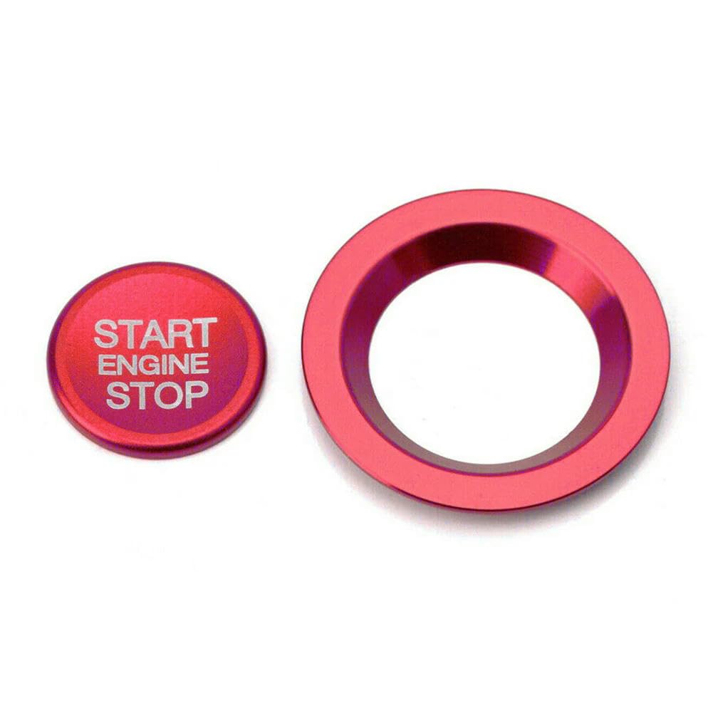 IPUDIS Car Start Stop Engine Ignition Push Button Ring Cover