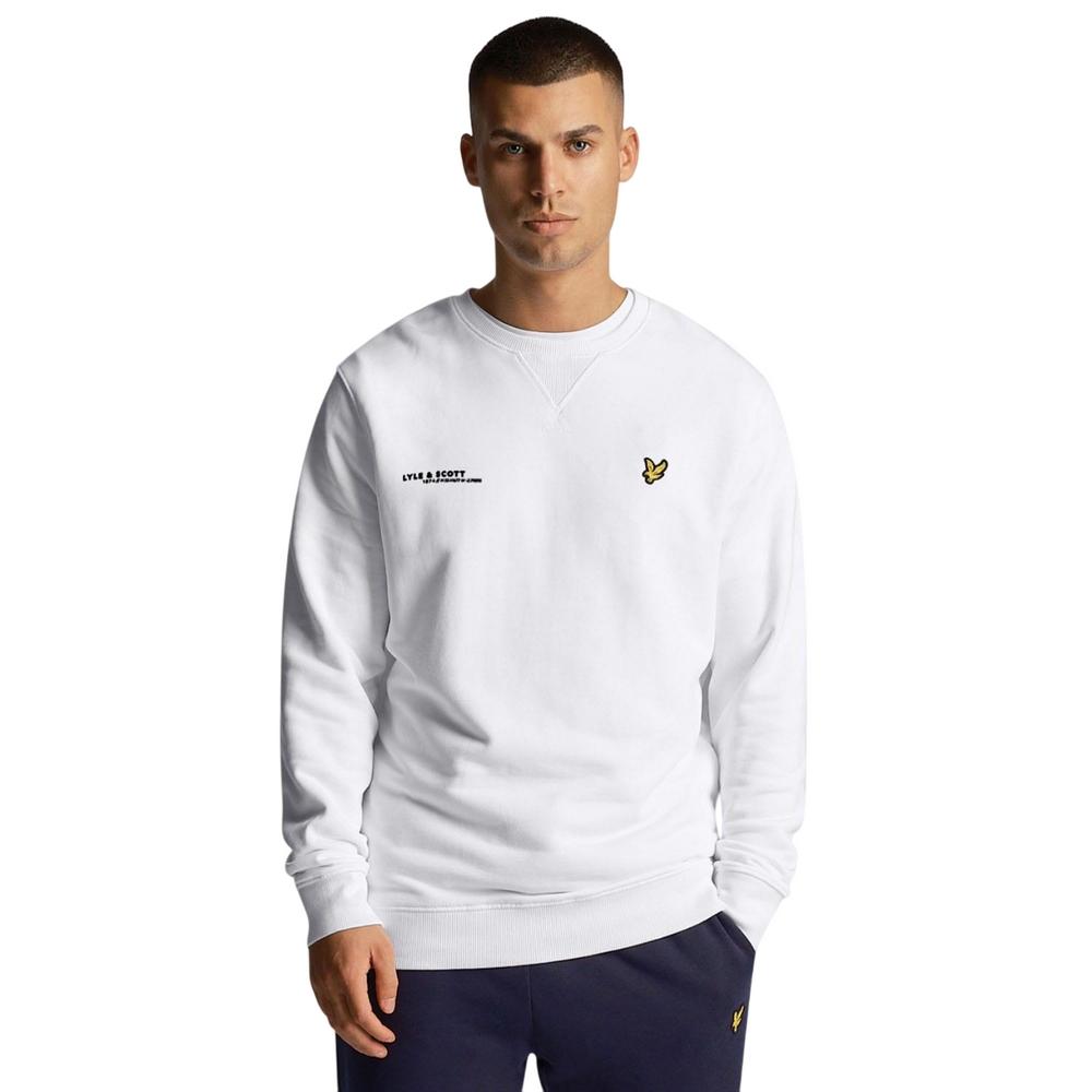 Lyle & Scott Mens Co-Ordinate Print Crew Neck Sweatshirt