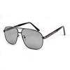 New men's pilot-style metal polarized sunglasses double beam day and night color-changing anti-ultraviolet sunglasses tide