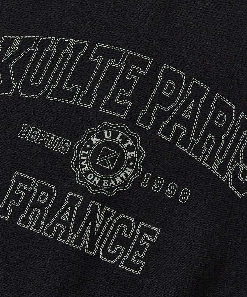 KULTE A-College Crewneck Black