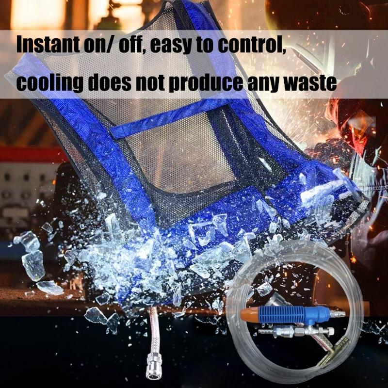 Multipurpose Industrial Cooling Accessory Portable for Construction Workers and Welders Features Sturdy Nylon Materials