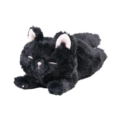 Mascota Livheart Kutattobiyori Gato Negro (longitud total aprox.. 20 centímetros) Reposabrazos de Gato Esponjoso Peluche 37111-73