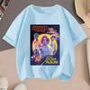 2026 Teenagers Kids Stranger Things Cartoon 2D Printed Casual Summer Short Sleeve T Shirt Hot Sale