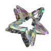 1Pc Crystal Candy Colored Hair Clip Dazzling Hollowed Out Five Pointed Star Hair Claw Stylish Elegant Acrylic Barrettes For Women Girls
