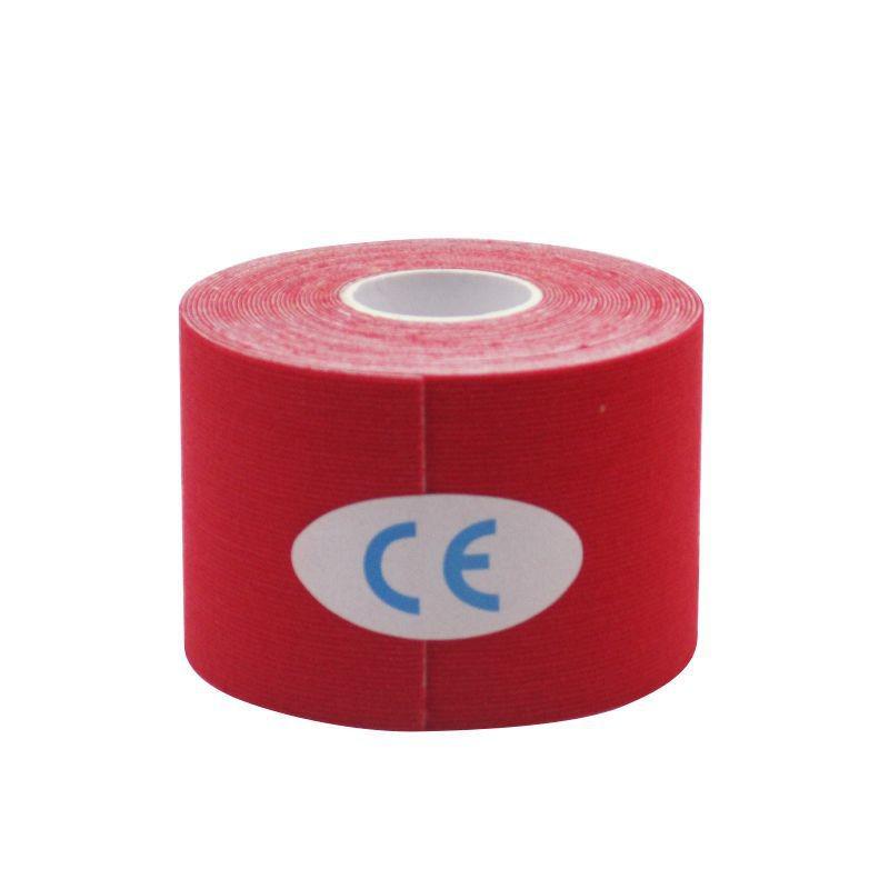 Pre-cut Elastic Muscle & Kinesiology Tape for Lifting, Sports, and Fitness - Includes Knee Pads for Basketball