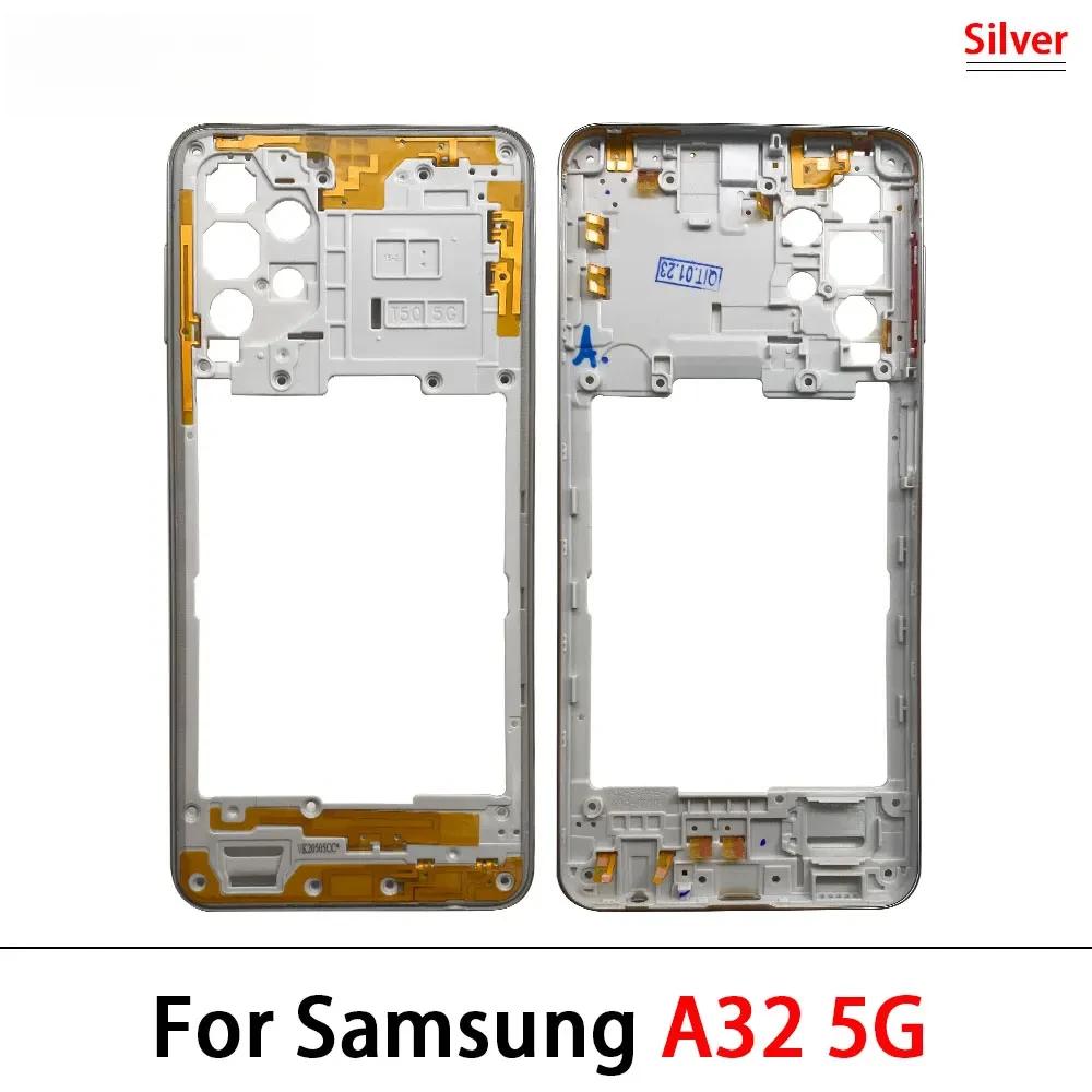 For Samsung A22 A32 4g 5g A225f A226b A325f A326b Housing Middle Frame Plate Cover Repair Parts