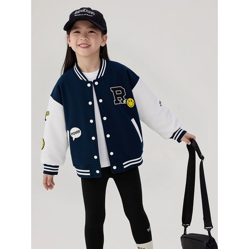 Brand Foreign Trade Children's Clothing Autumn and Winter New 2026 Children's Fleece Jacket Boys' Baseball Jacket Girls' Sweatshirt Fleece
