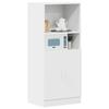 VidaXL Armoire de cuisine blanc 57x41,5x131,5 cm bois d'ingénierie 860121
