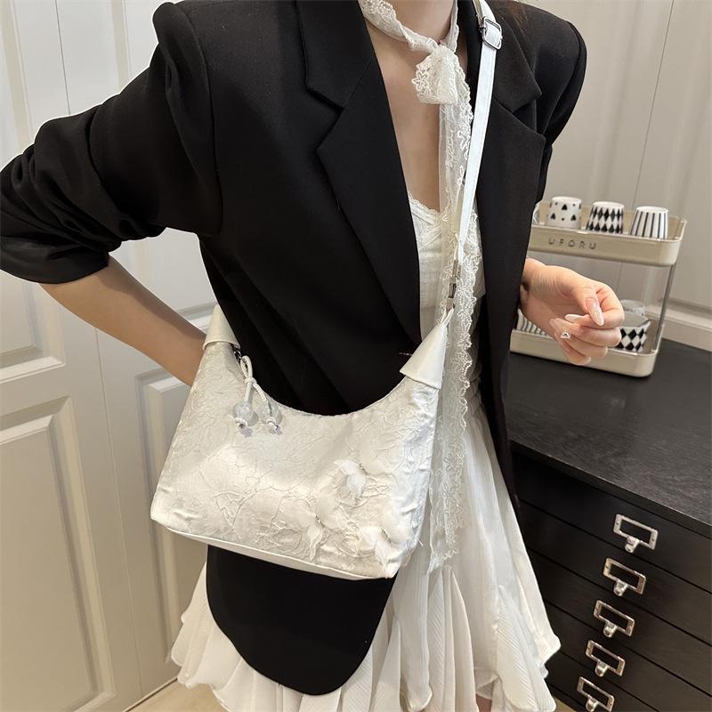 National Style Embroidery with Cheongsam Bag Women's 2025 New Spring Messenger Dumpling Bag Antique New Chinese Handbag