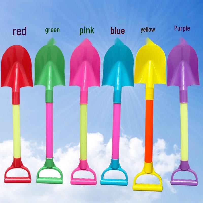 Colorful Large Plastic Shovel for Kids' Beach and Sand Play