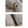 Padded Women's Mid Length Hooded Thick Jackets