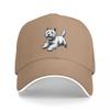 Peeking Dog West Highland White Terrier Baseball Caps Snapback Baseball Hats Breathable Casual Casquette Outdoor Unisex
