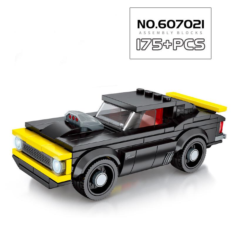 City Vehicles Speed Sports Racing Technical Car Model Building Blocks Super Racers Figures Moc Construction Toys