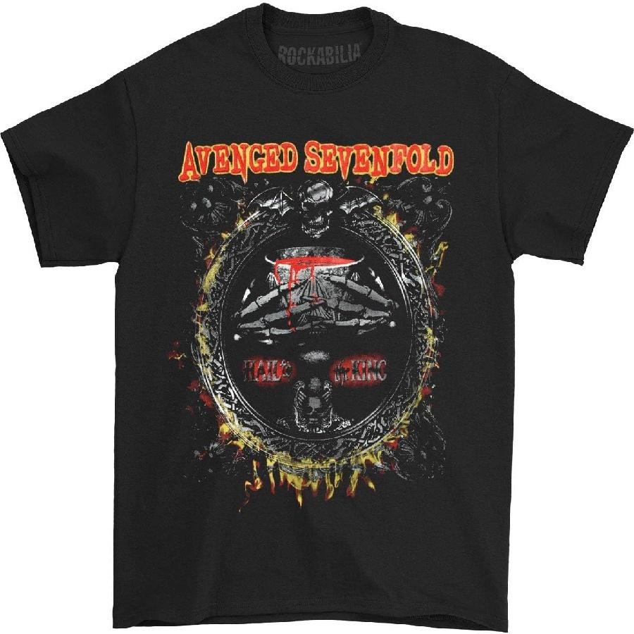 Мужская футболка Avenged Sevenfold  Drink  Черная XXXXXL