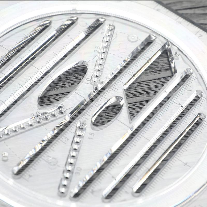 Multifunctional Drawing Template Art Design Construction Drafting Scale Ruler