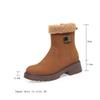 Fashion AIYUQI Women Snow Boots Genuine Leather 2025 New Large Size Anti Slip Women's Winter Boots Fashion Wool Warm Women's Ankle Boots