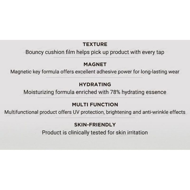 KEYTH - Cushion Magnetico Rosa - 5 Colori