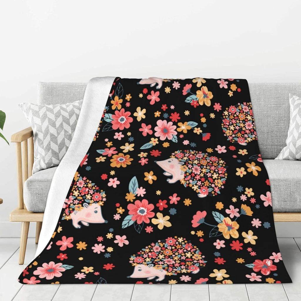 Corgi Dog Throw Blanket Lightweight Comfy Flannel UltraSoft Warm Blanket for Couch Bed Home Camping Travel Gifts X Inches