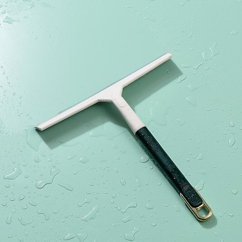 Double-Sided Glass Scraper & Squeegee for Window Cleaning